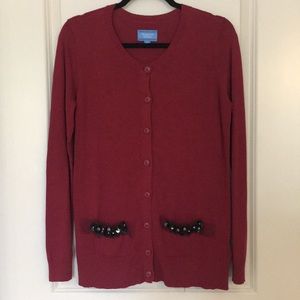 LAST CHANCE Simply Vera Vera Wang embellished cardigan